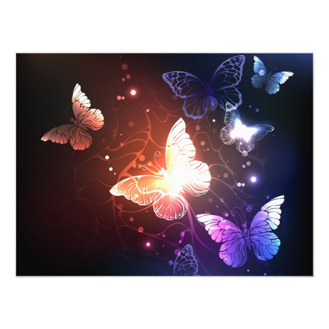 Impression Photo Clowing Night Butterflies (Devant)