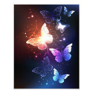 Impression Photo Clowing Night Butterflies