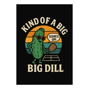 Impression Photo Club de pickleball social drôle Big Dill