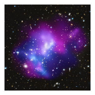 Impression Photo Cluster massif Galaxy MACS J0717
