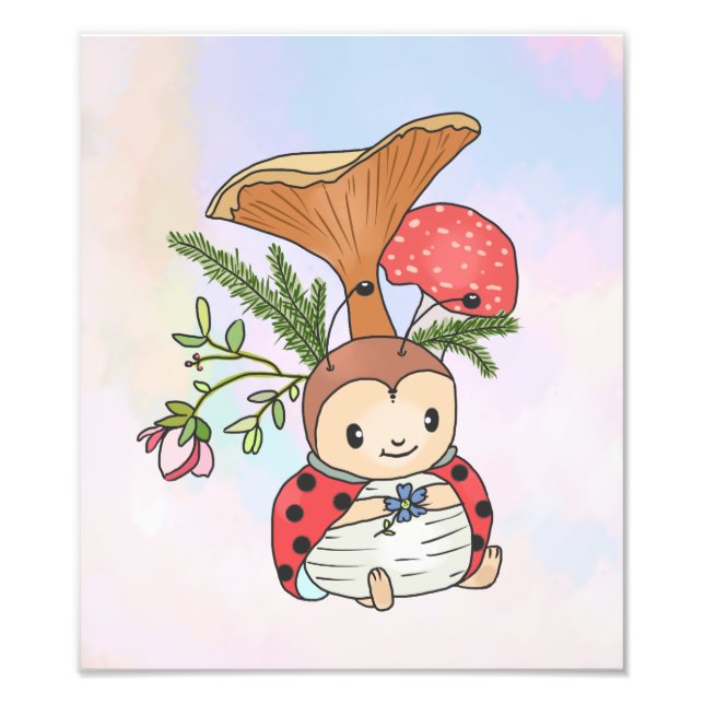 Impression Photo Coccinelle (Devant)