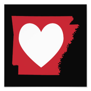 Impression Photo Cœur Arkansas