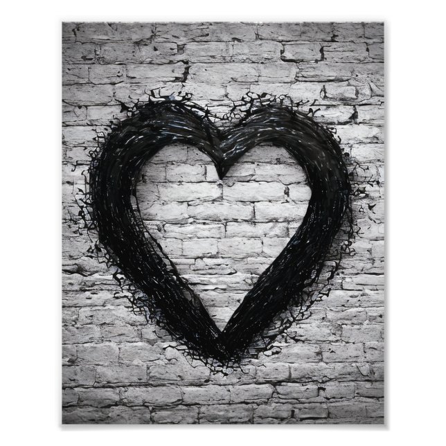 Impression Photo Coeur gauche, no 02 (Devant)