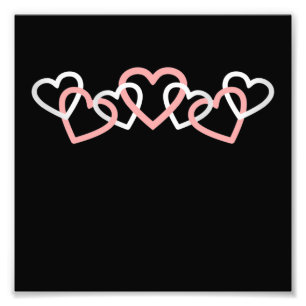 Impression Photo Coeur tiré, preuve d'amour romantique