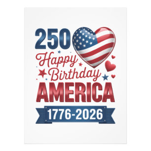 Impression Photo Cœurs USA 1776 2026 4 juillet