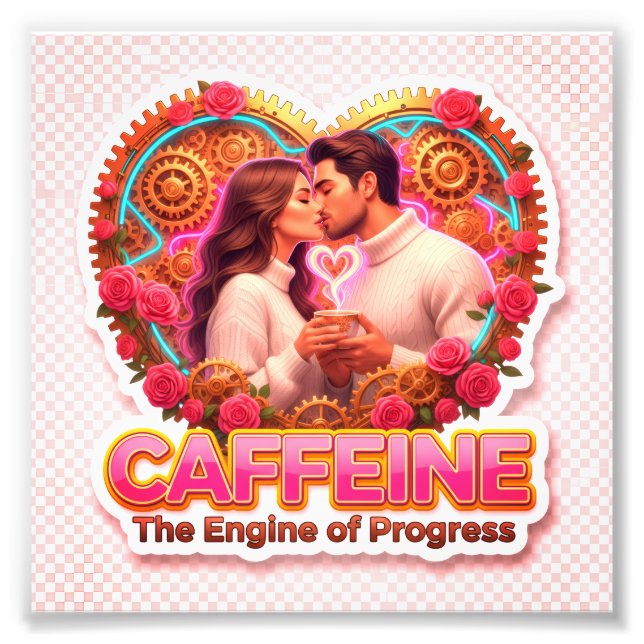 Impression Photo Coffee Lover Daily Ritual Sticker (Devant)