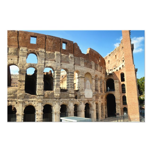 Impression Photo Colisée à Rome (Devant)