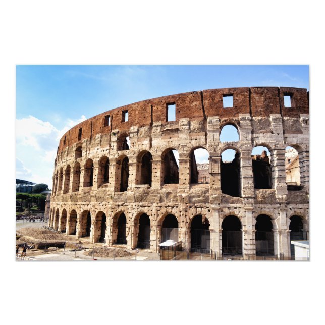 Impression Photo Colisée à Rome (Devant)