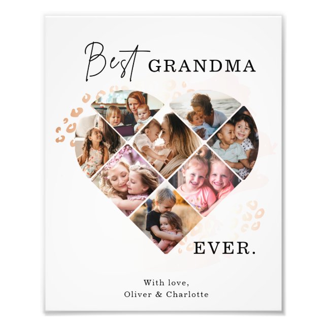 Impression Photo Collage cardiaque (Devant)