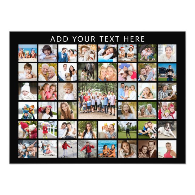 Impression Photo Collage de photos 45 Photos Personnalisé Sur mesur (Devant)