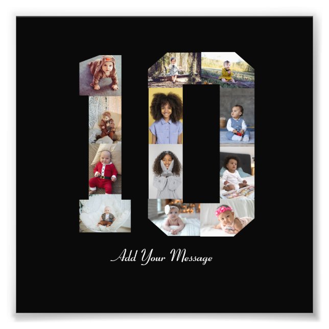 Impression Photo Collage de photos numéro 10 (Devant)