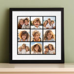 Impression Photo Collage Instagram avec 9 photos<br><div class="desc">Utilisez vos photos sans cadres sur celle-ci ! Ajoutez vos photos et instantanés préférés à cette bande pour un garde-mémoire amusant. Une façon artistique d'afficher vos meilleures photos de partage.</div>