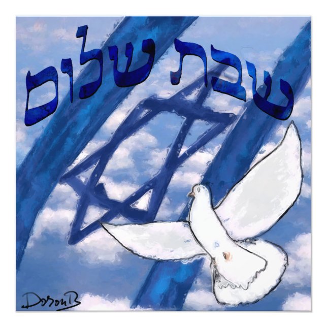 Impression Photo Colombe bleue (Devant)