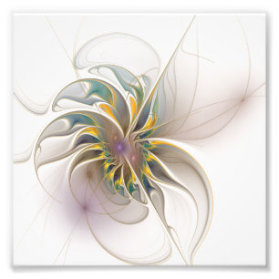 Impression Photo Colorful fractal ornament. Flower art