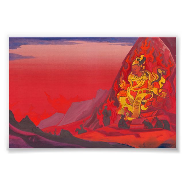 Impression Photo Commandement de Rigden Djapo par Nicholas Roerich (Devant)