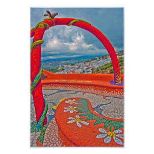 Impression Photo Competa Costa Del Sol Andalucia Espagne