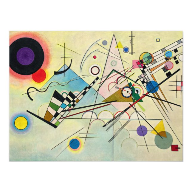 Impression Photo Composition 8 par Wassily Kandinsky (Devant)