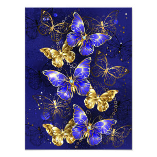 Impression Photo Composition avec papillons Sapphire