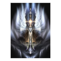 Composition de l'art fractal de l'aile de l'Ange c