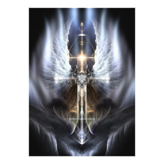 Impression Photo Composition de l'art fractal de l'aile de l'Ange c
