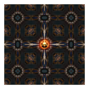 Impression Photo Composition de l'art fractal impérial Astral