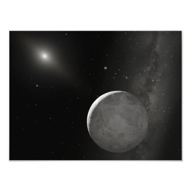 Impression Photo Concept artistique de l'objet Kuiper Belt (Devant)