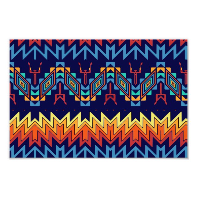 Impression Photo Conception abstraite de la conception tribale (Devant)