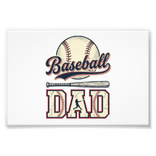Impression Photo Conception de chemise vectorielle Vintage Baseball