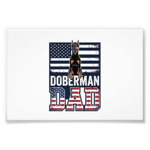 Impression Photo Conception de T-shirt pour chien patriotique Dober