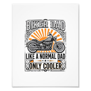 Impression Photo Conception de vecteur de moto vintage de papa mota