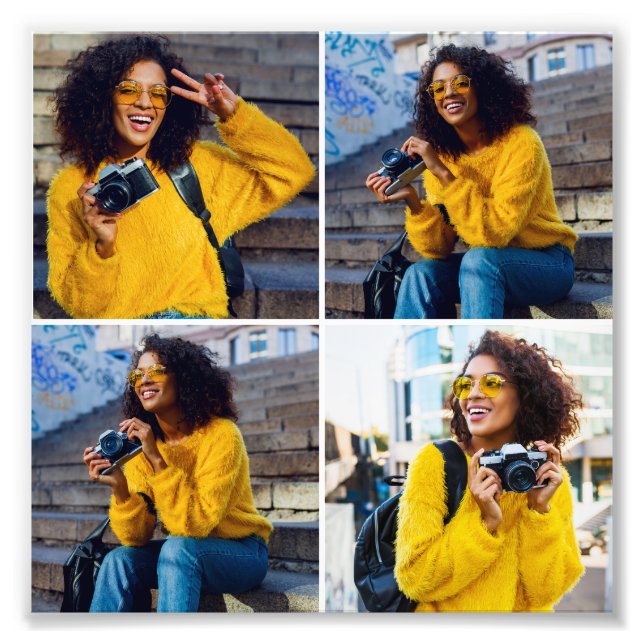 Impression Photo Concevez votre propre collection de 4 photos (Devant)