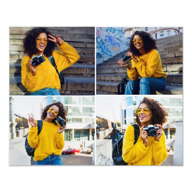 Impression Photo Concevez votre propre collection de 4 photos (Devant)