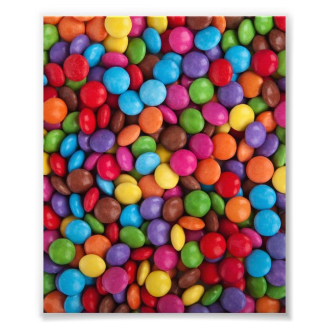 Impression Photo Confiserie au Chocolat Coloré (Devant)