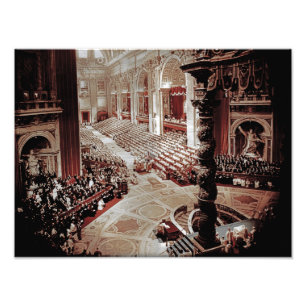 Impression Photo Conseil du Vatican II, Rome, 1962 Pape Jean XXIII