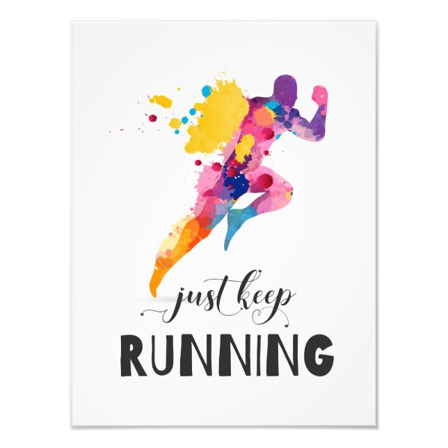 Impression Photo Continuez à utiliser un devis motivationnel pour l (Devant)