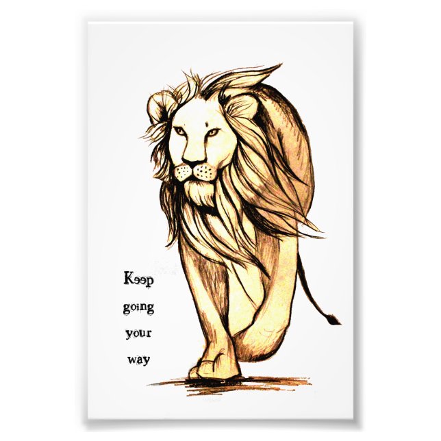 Impression Photo continuez votre chemin (Devant)