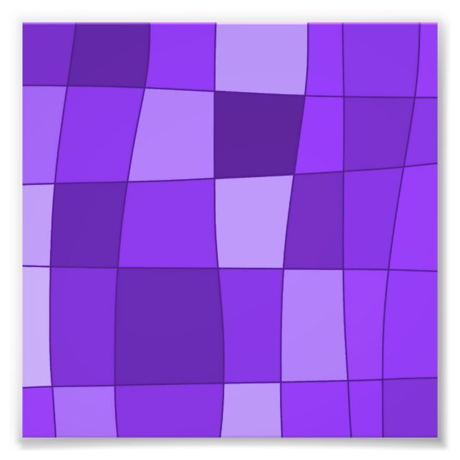 Impression Photo Contrôles de miroir amusants en violet (Devant)