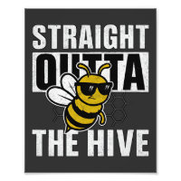 Cool Hip hop Bee Graphic Art