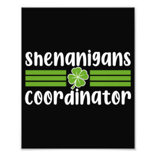 Impression Photo Coordinateur de Shenanigans St Patrick's Day