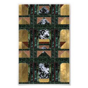 Impression Photo Copie antique d'art de nature d'architecture