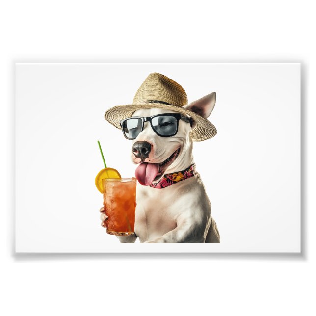 Impression Photo Copie de Bull Terrier (Devant)