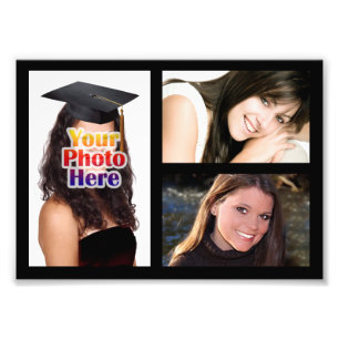 Impression Photo Copie de collage de photo, trois images