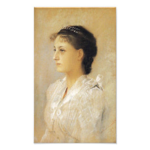 Impression Photo Copie de Gustav Klimt Emilie Floge