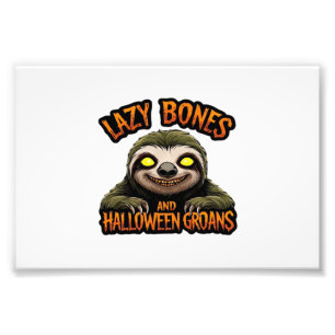 Impression Photo Copie de Lazy Bones et Halloween Groans - Creepy S