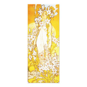 Impression Photo Copie de lis d'Alphonse Mucha