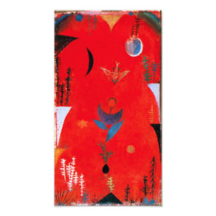 Impression Photo Copie de mythe de fleur de Paul Klee