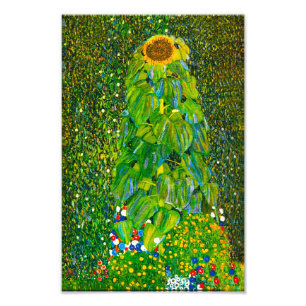 Impression Photo Copie de tournesol de Gustav Klimt