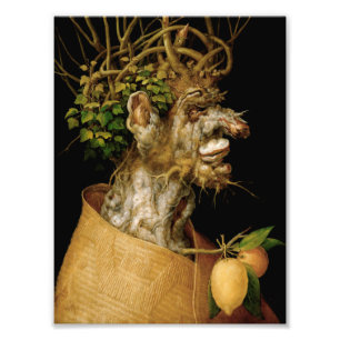 Impression Photo Copie d'hiver d'Arcimboldo