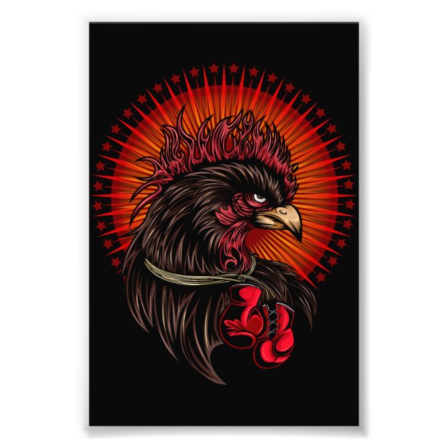 Impression Photo Coq de boîte (Devant)