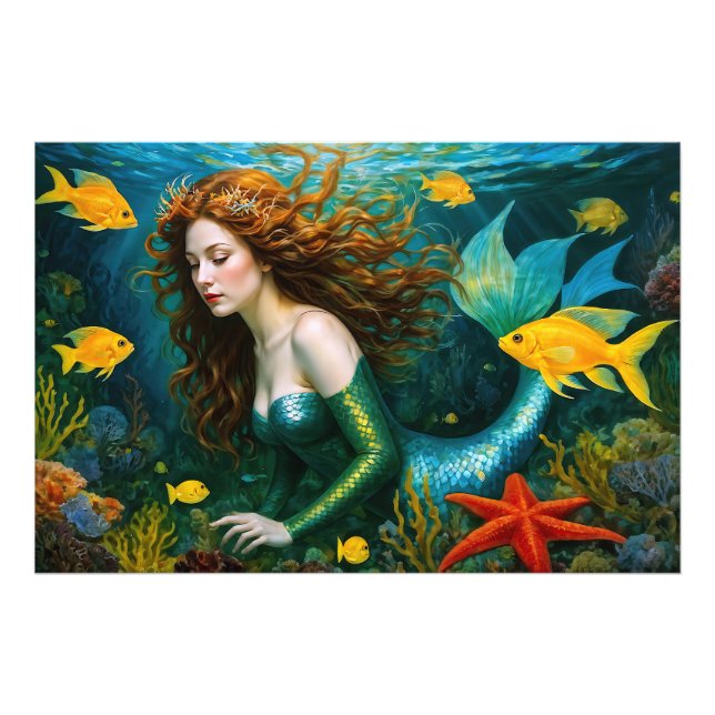 Impression Photo "Coralyn" - Belle Sirène Mystique (Devant)